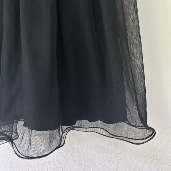 Vintage Studio Y empire sweetheart neckline Dress Y2K gothic emo whimsigoth S - Picture 9 of 16